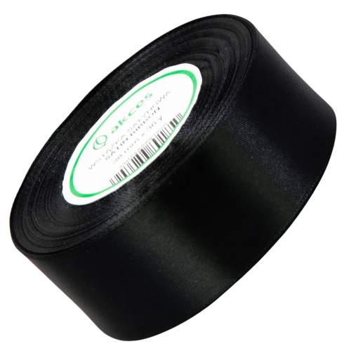 Wstążka satynowa czarna 38mm - 32mb.png