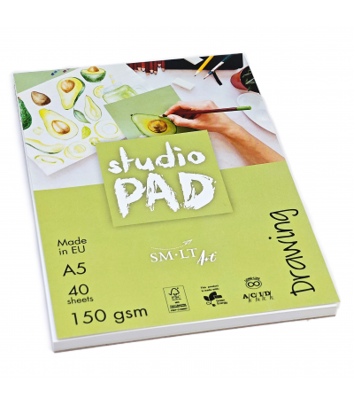 Blok do rysunku SMLT Studio A5 150 gm² 40 arkuszy #2.jpg