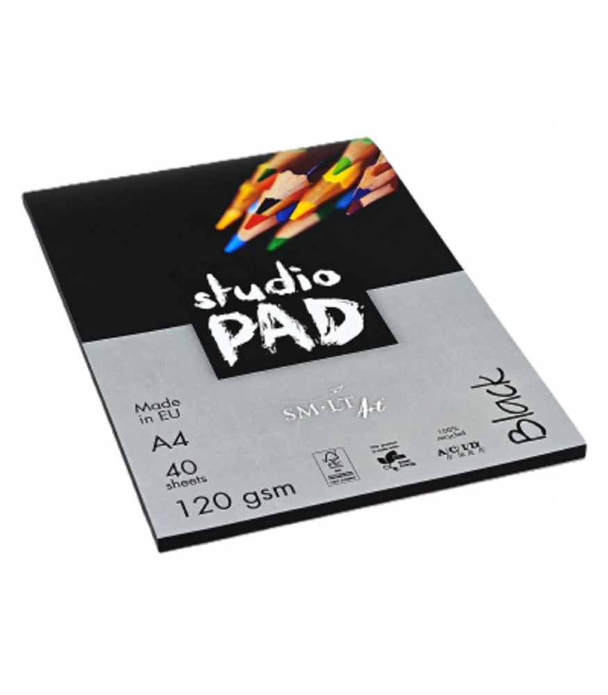 Blok do rysunku SMLT Studio Czarny A4 120 gm² 40 arkuszy #2.jpg