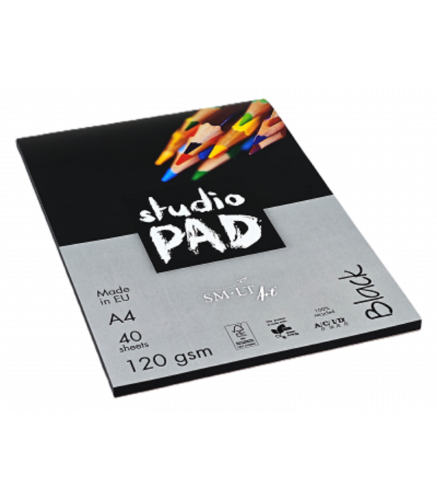 Blok do rysunku SMLT Studio Czarny A4 120 gm² 40 arkuszy #2.jpg