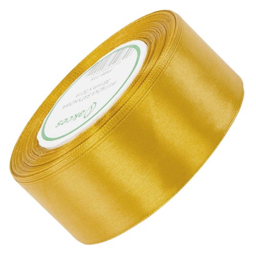 Wstążka satynowa złota 38mm - 32mb #1