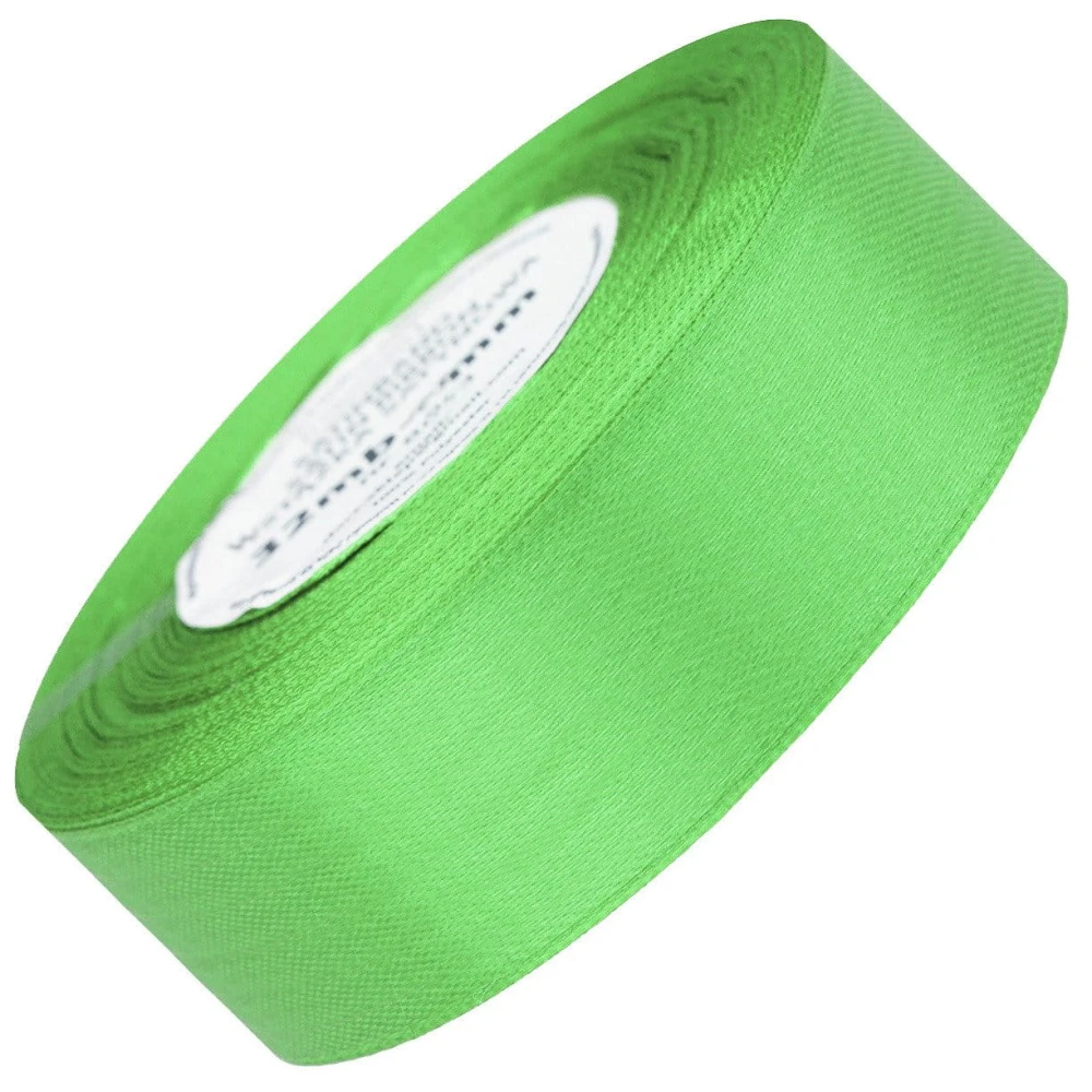 Wstążka satynowa zielona 38mm - 32mb #1