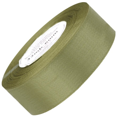 Wstążka satynowa khaki 38mm - 32mb #1