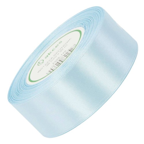 Wstążka satynowa błękit perłowy 38mm - 32mb #1