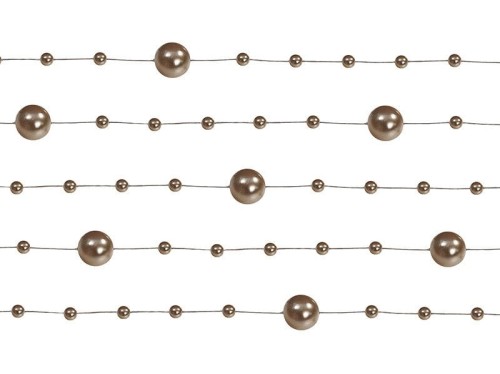 Girlanda perłowa cappuccino 1,3 m #1