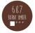 Farba akrylowa Phoenix 500ml - 687 Burnt umber - brązowa #2
