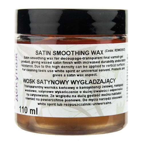 Wosk satynowy wygładzający do decoupage 110ml Renesans #1