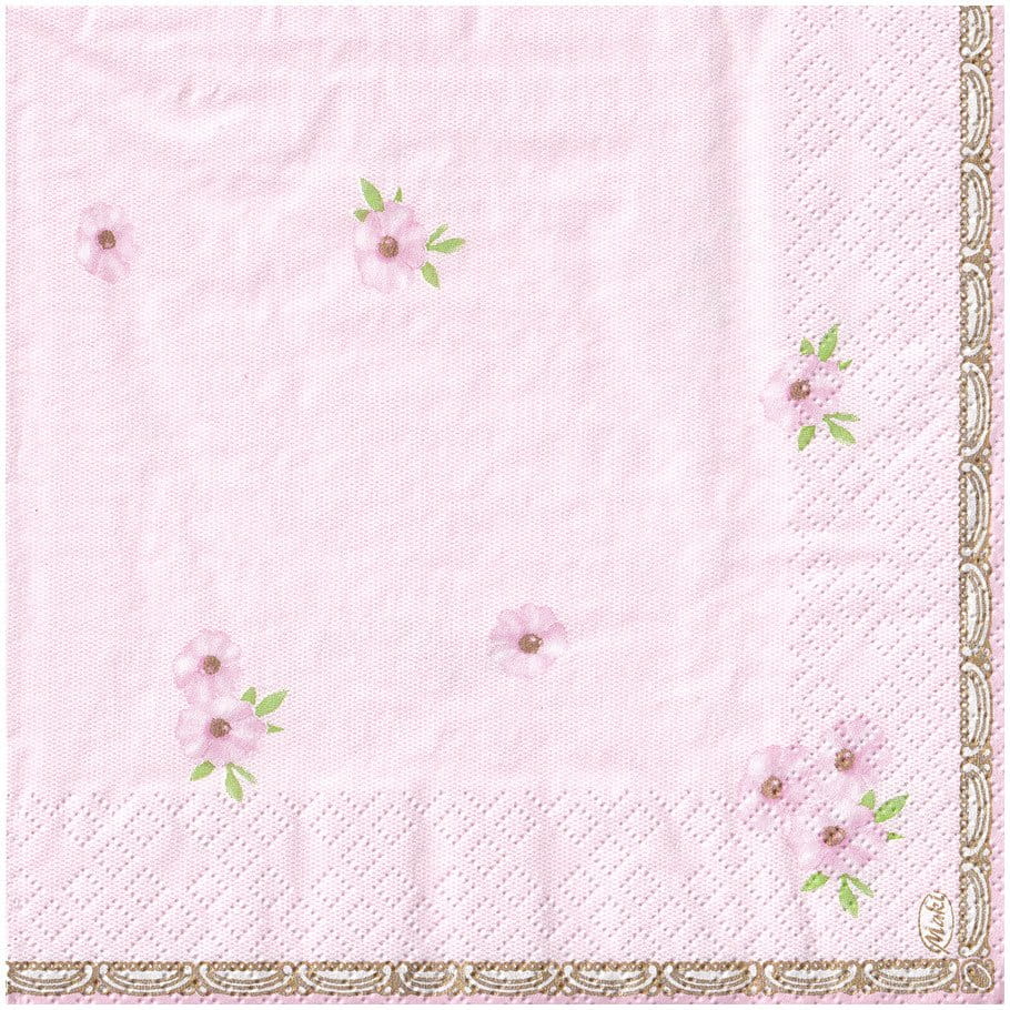 Serwetka 33x33cm - dziewczęce buciki, kwiatuszki - 2 szt. wzór 054 #2