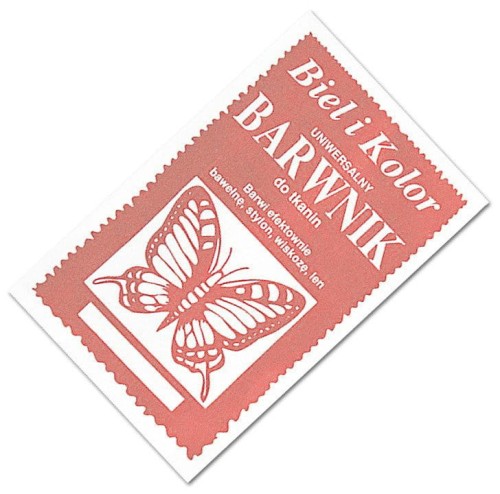 Barwnik do tkanin 10g Biel i Kolor 10g 26 łososiowy #1
