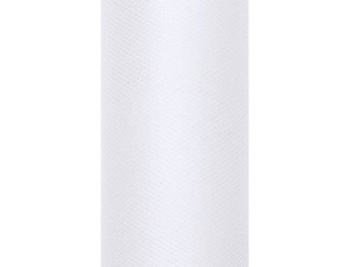 Tiul dekoracyjny na rolce - 50cm / 9m 008 white #2