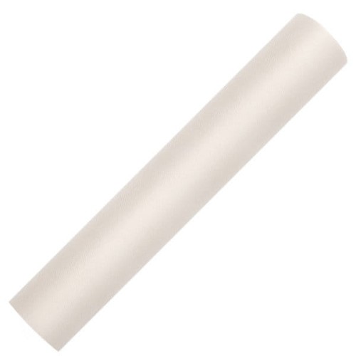 Tiul dekoracyjny na rolce 30cm 9m - 079 kremowy #1