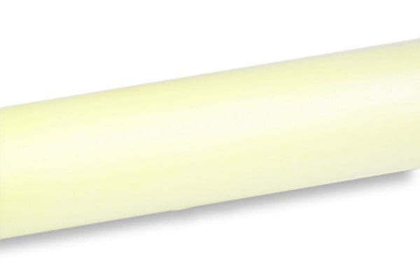 Organza gładka 12cm 9m - jasny żółty materiał na rolce #1