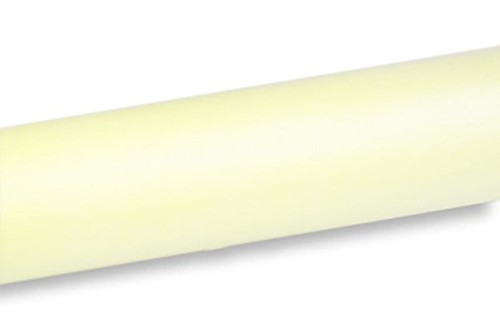 Organza gładka 12cm 9m - jasny żółty materiał na rolce #1