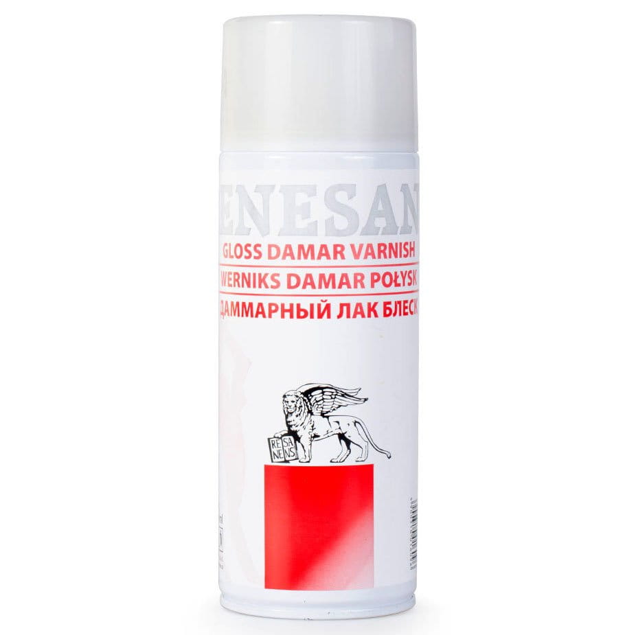 Werniks damarowy połysk spray 400ml Renesans #1