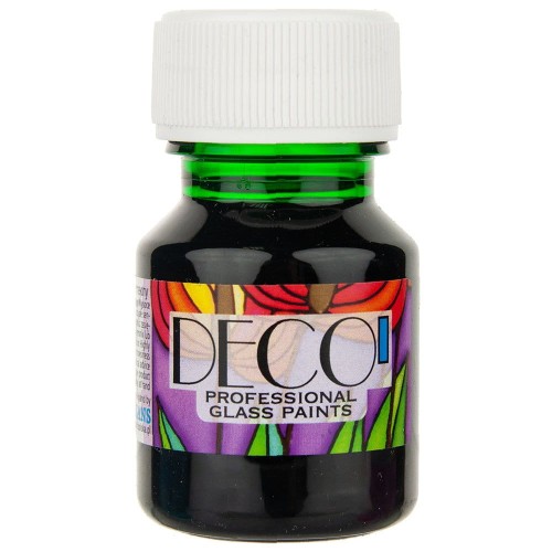 Farba do szkła witrażowa Deco 30ml - 150 zieleń cytrynowa #1