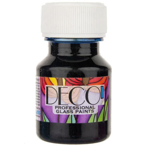 Farba do szkła witrażowa Deco 30ml - 120 niebieska #1