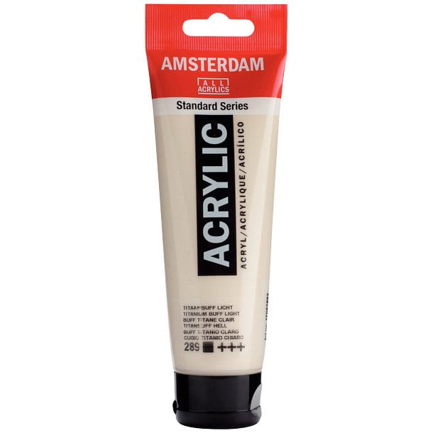 Farba akrylowa Talens Amsterdam 120ml - 289 titanium buff light #1