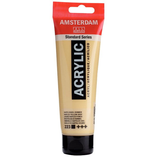 Farba akrylowa Talens Amsterdam 120ml - 223 naples yellow deep #1