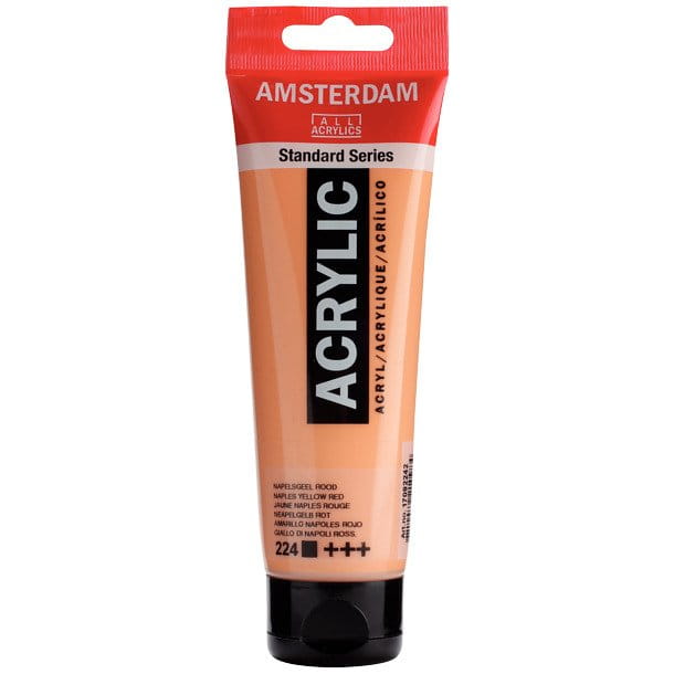 Farba akrylowa Talens Amsterdam 120ml - 224 naples yellow red #1