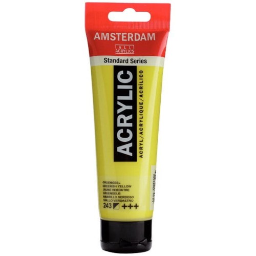 Farba akrylowa Talens Amsterdam 120ml - 243 greenish yellow #1