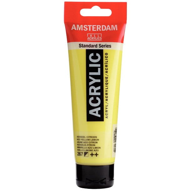 Farba akrylowa Talens Amsterdam 120ml - 267 azo yellow lemon #1