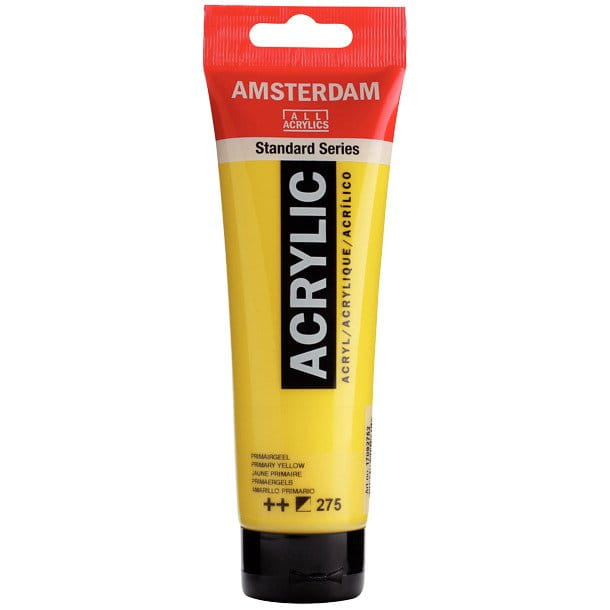 Farba akrylowa Talens Amsterdam 120ml - 275 primary yellow #1