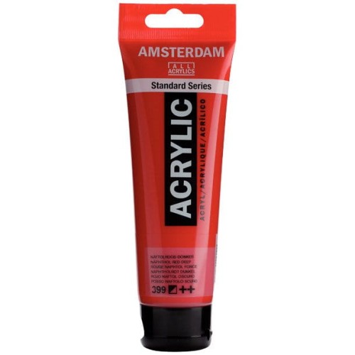 Farba akrylowa Talens Amsterdam 120ml - 399 naphthol red deep #1