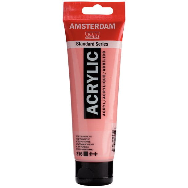 Farba akrylowa Talens Amsterdam 120ml - 316 venetian rose #1