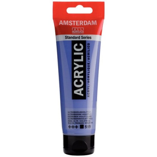 Farba akrylowa Talens Amsterdam 120ml - 519 ultramarine violet light #1