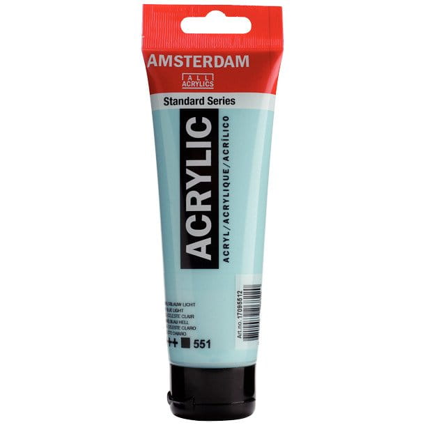 Farba akrylowa Talens Amsterdam 120ml - 551 sky blue light  #1