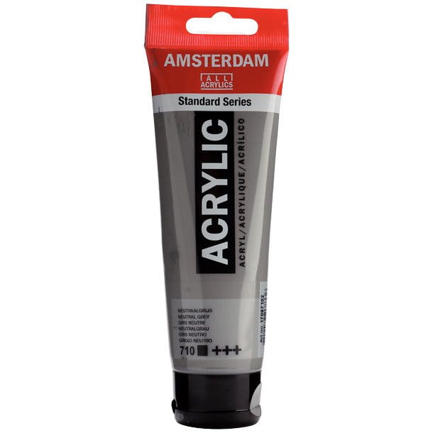 Farba akrylowa Talens Amsterdam 120ml - 710 neutral grey #1