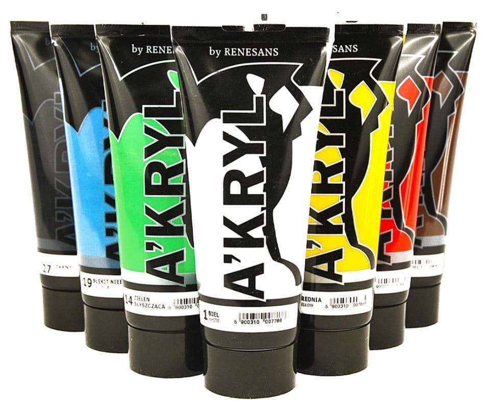 Farba akrylowa Renesans 200ml - 14 zieleń błyszcząca #3