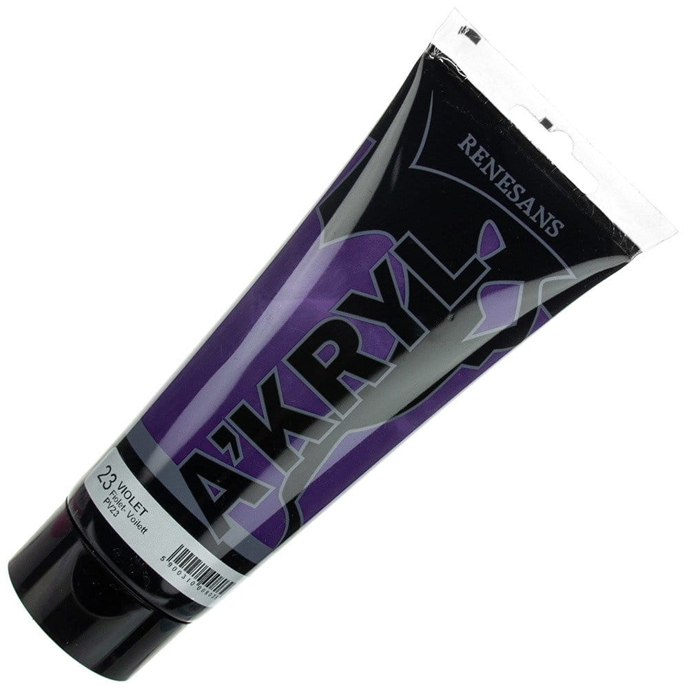 Farba akrylowa Renesans 200ml - 23 fioletowa #1