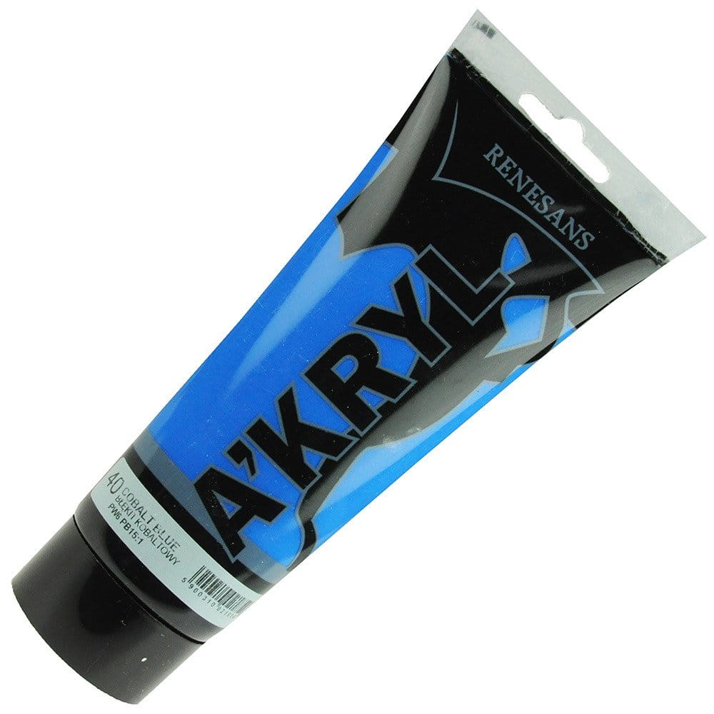 Farba akrylowa Renesans 200ml - 40 błękit kobaltowy #1
