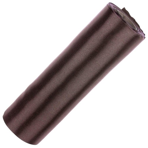 Wstążka satynowa do kokard 16cm - ciemna brązowa #1
