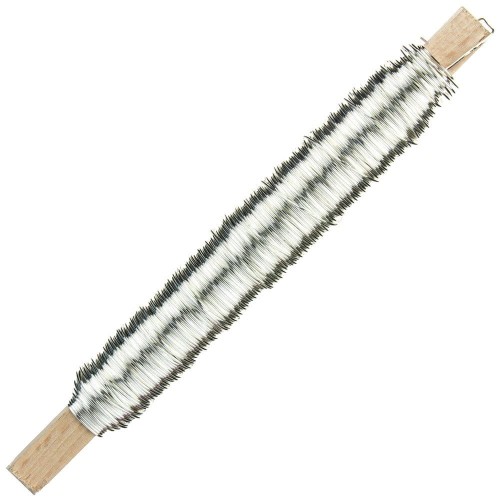 Drut florystyczny na patyku - Srebrny 0,5mm 100g #1