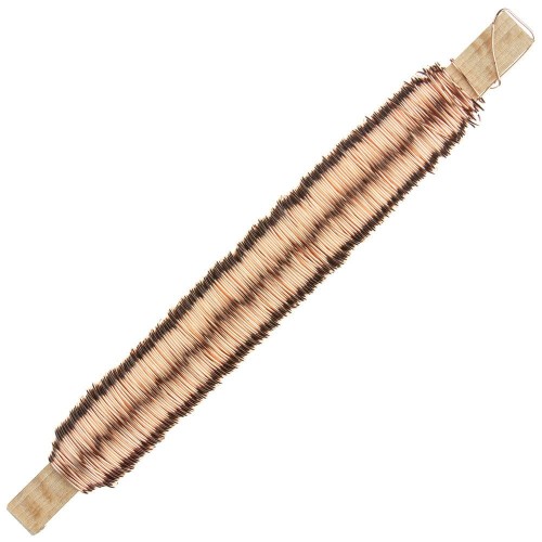 Drut florystyczny na patyku - Miedziany 0,5mm 100g #1