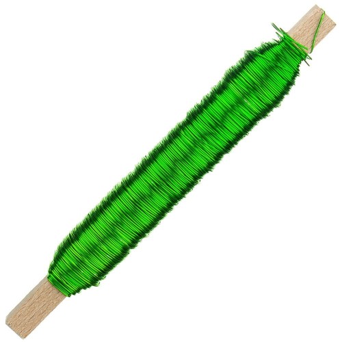 Drut florystyczny na patyku - Jabłko 0,5mm 100g #1
