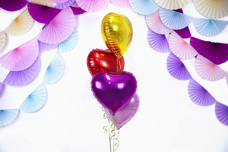Balon foliowy serce 45 cm - 019 złoty #3