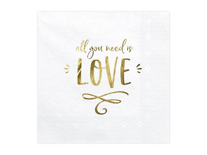 Serwetki All you need is love 20szt. #1