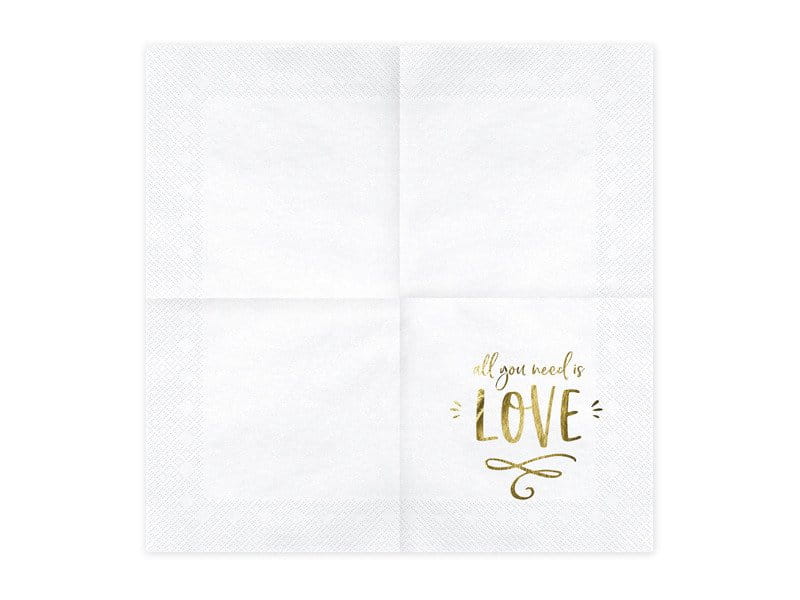 Serwetki All you need is love 20szt. #2