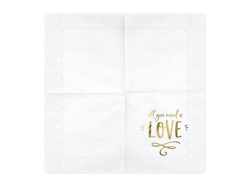 Serwetki All you need is love 20szt. #2