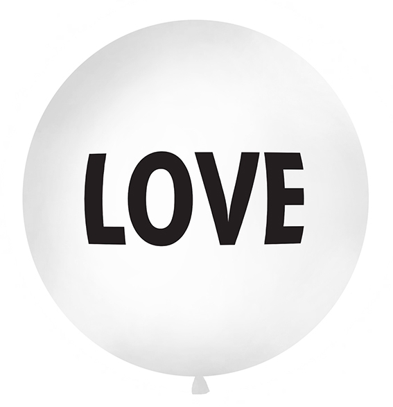 Balon gigant LOVE duży 100 cm dekoracyjny na przyjęcie wesele #1