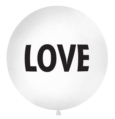 Balon gigant LOVE duży 100 cm dekoracyjny na przyjęcie wesele #1