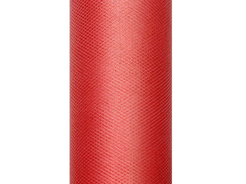 Tiul dekoracyjny na rolce 30cm 9m - 007 czerwony #2