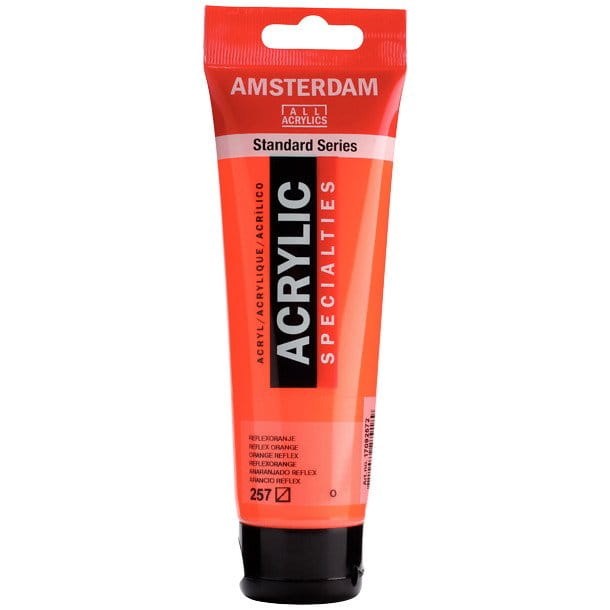 Farba akrylowa Talens Amsterdam 120ml - 257 Reflex orange #1