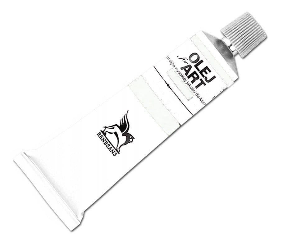 Farba olejna Renesans 60ml Olej For Art  - 1 Biel cynkowa #1