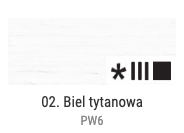 Farba olejna Renesans 60ml Olej For Art - 2 Biel Tytanowa #2