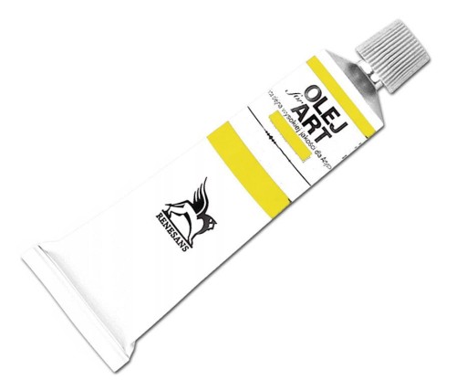 Farba olejna Renesans 60ml Olej For Art - 7 Żółty cynkowy #1