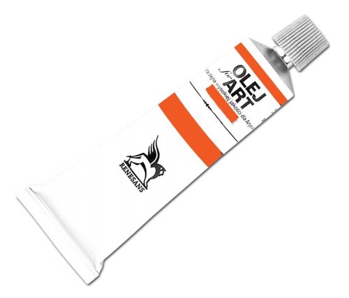 Farba olejna Renesans 60ml Olej For Art - 19 Czerwień Saturna #1